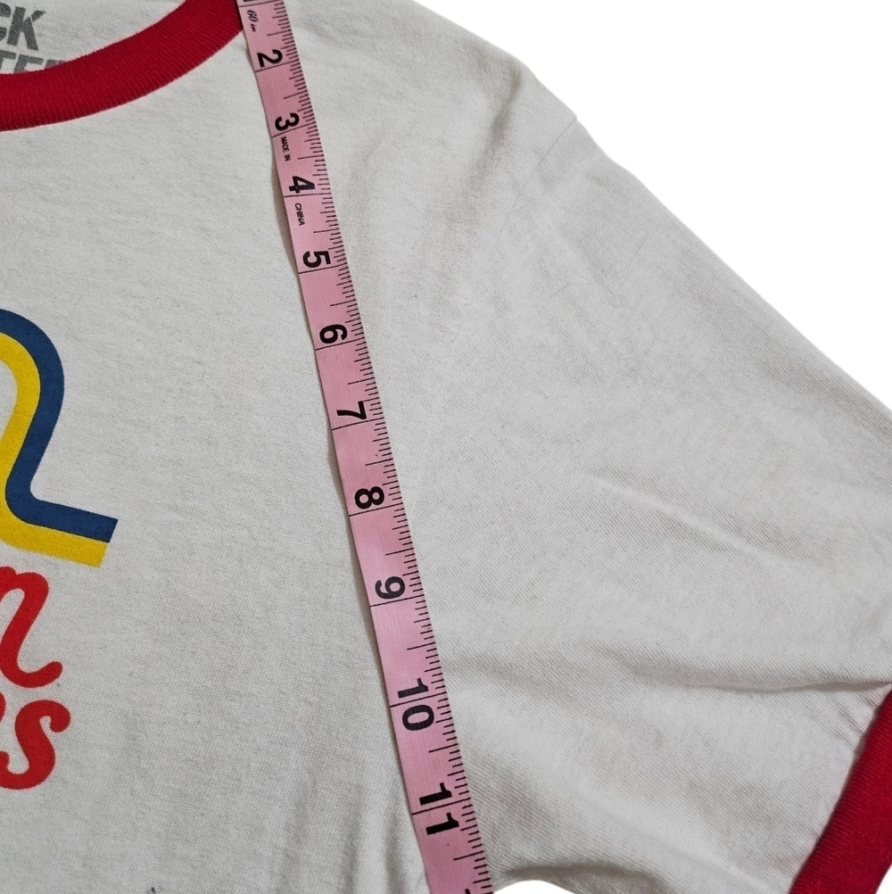 Steven Rhodes "Let's Summon Demons" White Ringer Tee - Picture 9 of 10